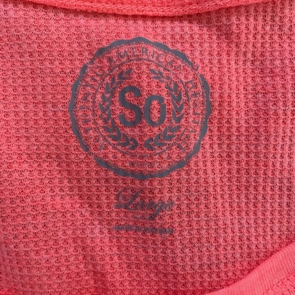 Girls long sleeve pinky-orange T - Picture 3 of 5